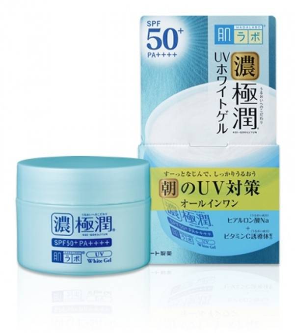 HADALABO Gokujyun Универсальный гель UV White Gel SPF 50+ 90 г.jpg